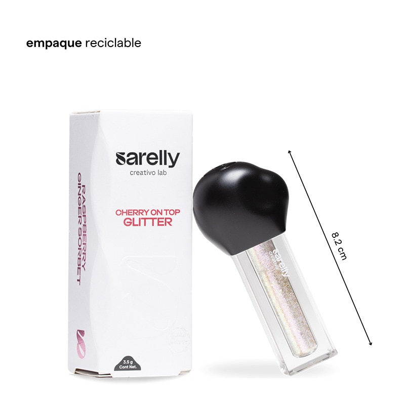 GLITTER CHERRY ON TOP (BRILLOS L&Iacute;QUIDOS PARA P&Aacute;RPADOS Y PIEL)